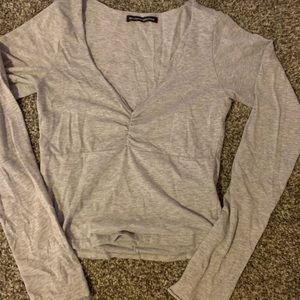 Long sleeve crop top